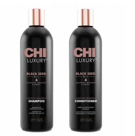 CHI Luxury Black Seed Oil Szampon 739ml+Odżywka 739ml
