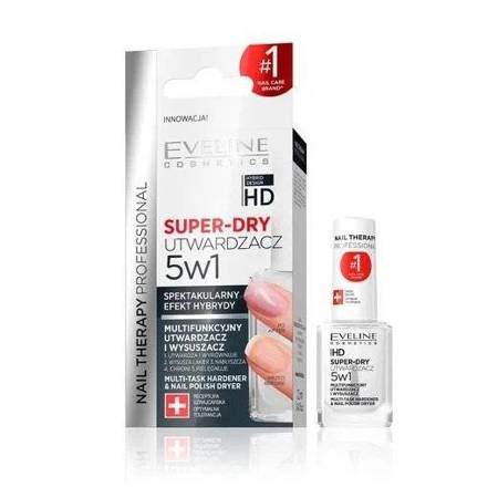 Eveline Super-Dry Utwardzacz 5W1 Efekt hybrydy bez lampy UV 12ml
