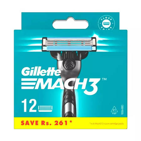 Gillette Mach 3 Wkład do maszynki 12 szt.