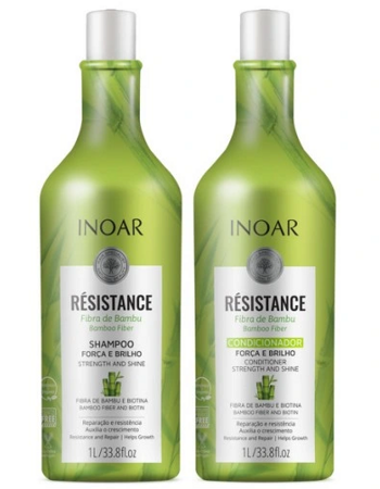 Inoar DUO Resistance Bambu Szampon 1000 ml+Odżywka 1000 ml