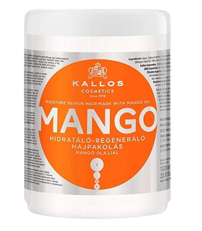 Kallos KJMN Moisture Repair Hair Mask With Mango Oil Maska do włosów z olejem Mango 1000 ml