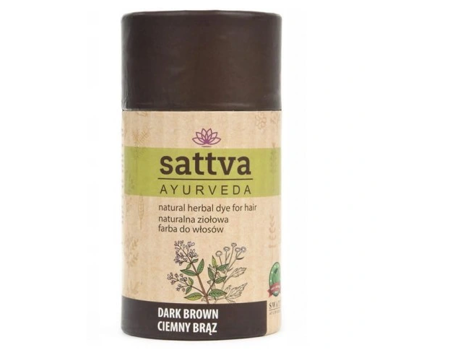 Sattva Henna do włosów ciemny brąz 150 g